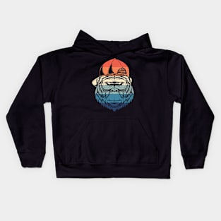 Vintage Badass Gorilla Kids Hoodie